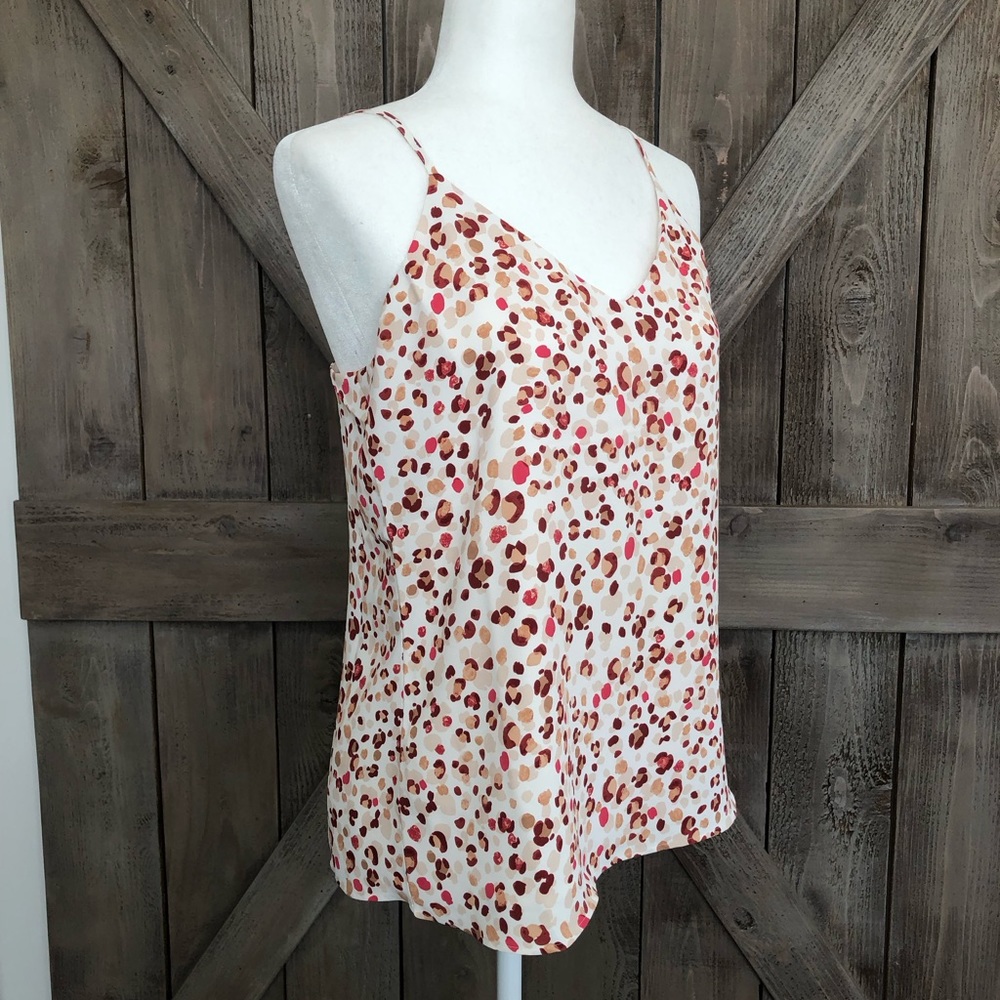 Ann Taylor animal print camisole Sz S